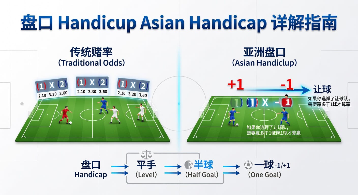 亚洲盘 Asian Handicap 投注指南：规则技巧避坑