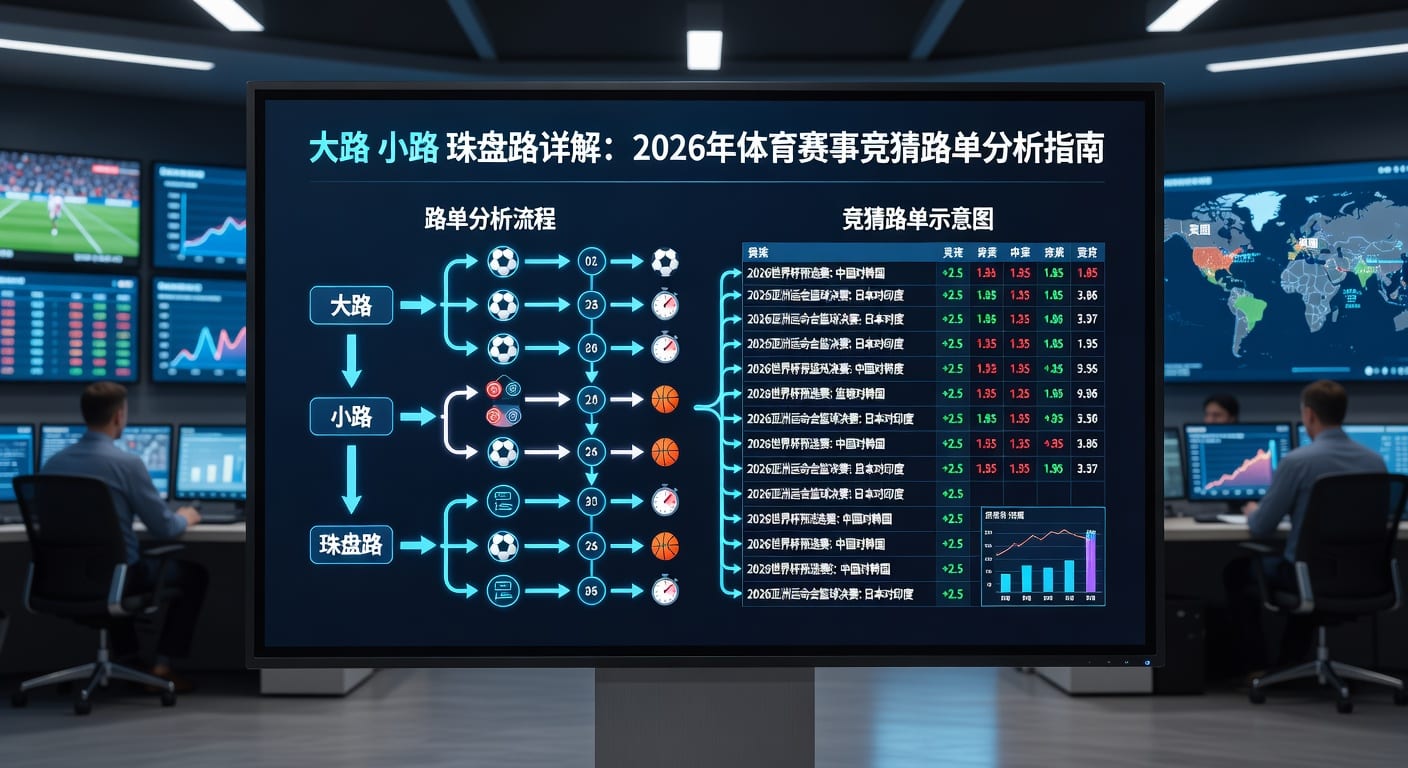 大路小路珠盘路 乐鱼体育官网2026年世界杯解读